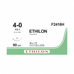 ETHILON 4/0 FS-1 F2416H 24 mm 90 cm