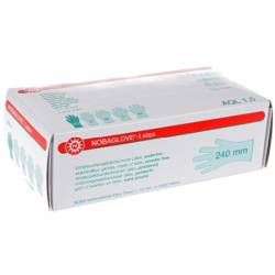 HANDSCHOENEN LATEX (hypoallergisch) poedervrij NOBAGLOVE XSMALL