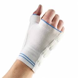 SERRE-POIGNET-MAIN 105 + POUCE BLANC 1 14,5 - 17,5 CM
