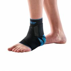 BOTA ORTHO AB 950 +SILICONE +VELCRO ZWART 6 28 cm