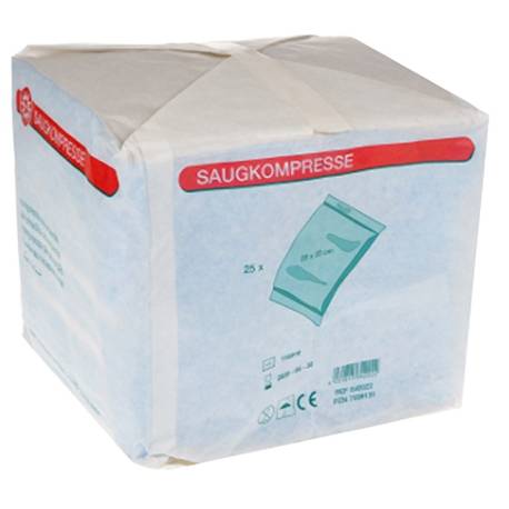 COMPRESSE ABSORBANTE non stérile NOBA 20 x 20 cm