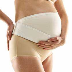 LUMBOTA MATERNITY BELT WHITE LARGE 105/115 CM