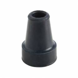 EMBOUTS CAOUTCHOUC pr CANNE-BEQ. noir 17 mm