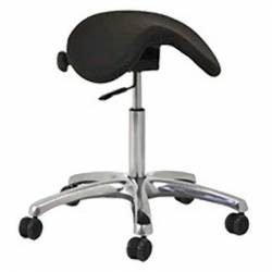 SADDLE CHAIR WITH PU FOAM BLACK BP1465 UNIVERSAL