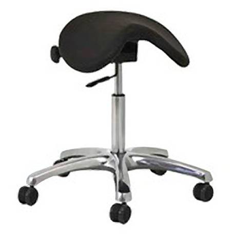 SADDLE CHAIR WITH PU FOAM BLACK BP1465 UNIVERSAL