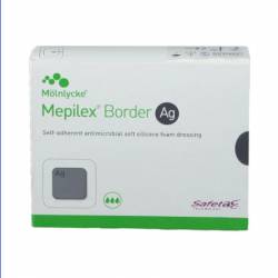 MEPILEX border AG 12.5 x 12.5 cm (5 st )