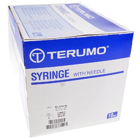 TERUMO 10,0 ml + 21 G x 1 1/2