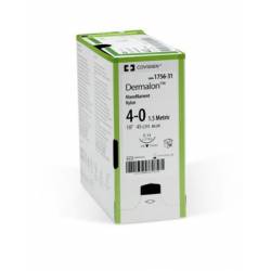 DERMALON 6/0 16 mm 3/8 45 cm