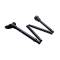 CANNE N 10 D PLIABLE QUATTRO NOIR ANAT. DROIT 83/90 cm max 100 kg