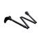 WALKING STICK N10 PLIABLE QUATTRO BLACK ANAT. LEFT 83/90 cm 100 kg