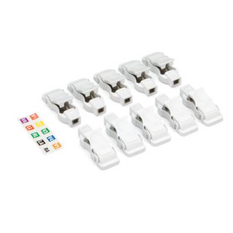 FICHES ELEKTRODEN - 4 mm (10) krokodil klem