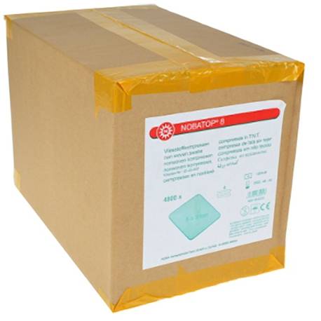 NOBATOP 8 - compresses non-tissées 5,0 x 5,0 cm