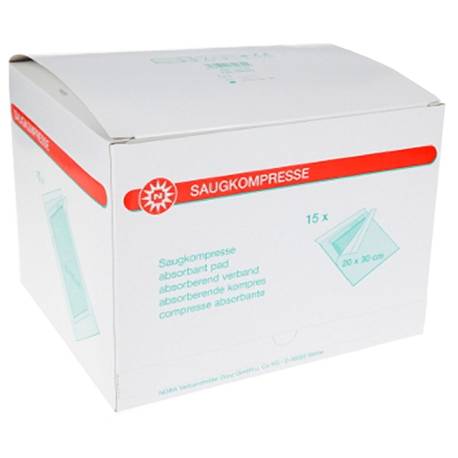 COMPRESSE ABSORBANTE - stérile NOBA 20 x 30 cm