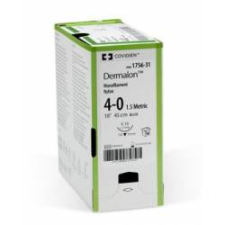 DERMALON 3/0 19 mm 3/8 45 cm