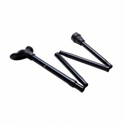 WALKING STICK N10 PLIABLE QUATTRO BLACK ANAT. RIGHT 83/90 cm 100 kg 