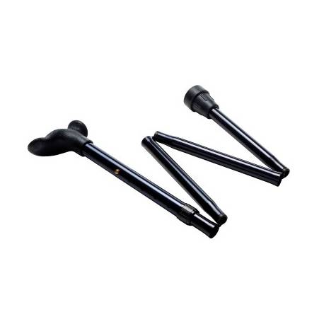 WALKING STICK N10 PLIABLE QUATTRO BLACK ANAT. RIGHT 83/90 cm 100 kg 