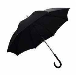 CANNE BRUN + PARAPLUIE NOIR N 12 92 cm max 100 kg
