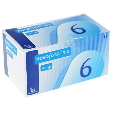NOVOFINE NAALDEN 31 G X 6 mm 0.25 x 6 mm