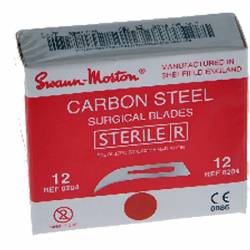 BISTOURIMESJES steriel Swann Morton Nr 12 (0204)