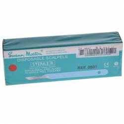 BISTOURI COMPLET avec manche plastique Swann Morton Nr 10 (0501)