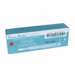 BISTOURI VOLLEDIG met plastiek handvat Swann Morton Nr 25 (0512)