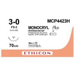 MONOCRYL PLUS 3/0 FS-2 MCP4423H 70CM