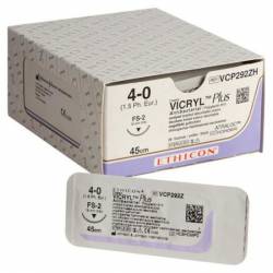 VICRYL PLUS 4/0 FS-2 VCP292ZH 19 mm 45 cm