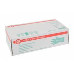 HANDSCHOENEN SOFTVINYL(hypoallergisch) poedervrij NOBAGLOVE MEDIUM