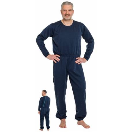 CARE OVERALL 4740 - ZIPPER BACK, CRACK RESISTANT, BLUE XLARGE