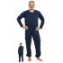 CARE OVERALL 4740 - ZIPPER BACK, CRACK RESISTANT, BLUE XLARGE