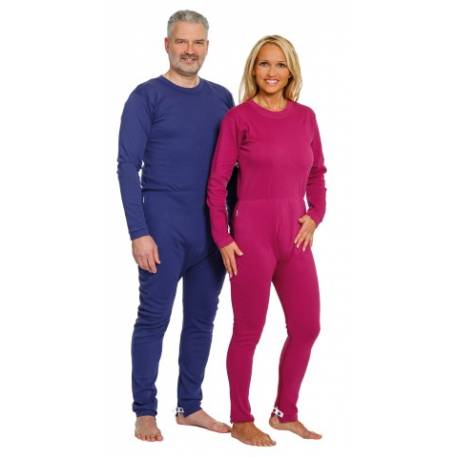 CARE OVERALL 4701 - ZIPPER IN BACK+LEGS, BLUE MEDIUM 