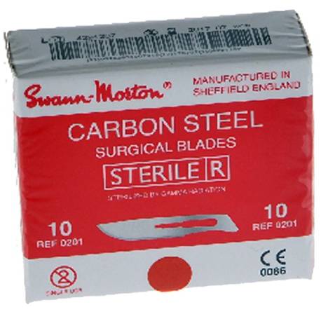 BISTOURIMESJES steriel Swann Morton Nr 12 (0204)