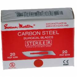BISTOURIMESJES steriel Swann Morton Nr 20 (0206)