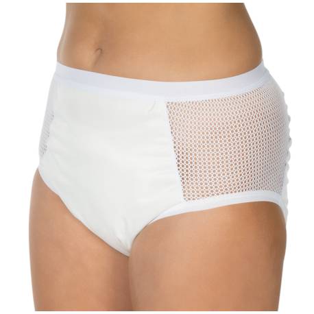 SLIP 1215 000 PU ZIJKANT KATOENGAAS WIT 30 (OMTREK 80 CM)