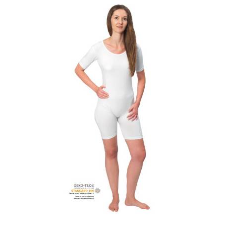 BODY 4695 - SHORT SLEEVES, WHITE LARGE (80 - 110 CM)