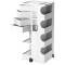 BOBY-MED 4 TIROIRS /41 X 43 X 94 H cm 4 niveaux - blanc