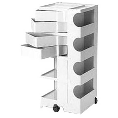 BOBY-MED 4 LADEN H 41 X 43 X 94 H cm 4 niveaus - wit