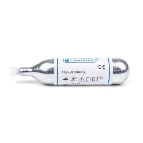 CARTOUCHES DE GAZ N2O CRYOALFA (Super & Lux) 25 g 