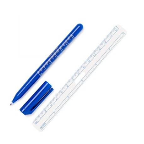 HUIDMARKERINGSSTIFT + LINEAAL 1 STUK