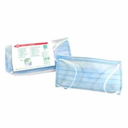 EARLOOP SURGICAL MASK BLUE
