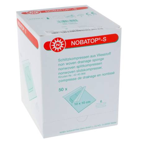 SPLIT DRESSING STERIL NOBA 10 x 10 cm