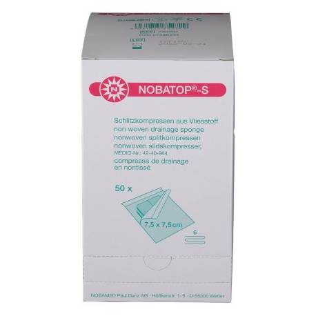 COMPRESSES PREDECOUPEE STERILE NOBA 7.5 x 7.5 cm