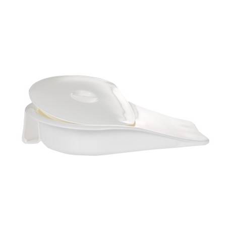 BEDPAN PLASTIEK PANTOFFEL + DEKSEL