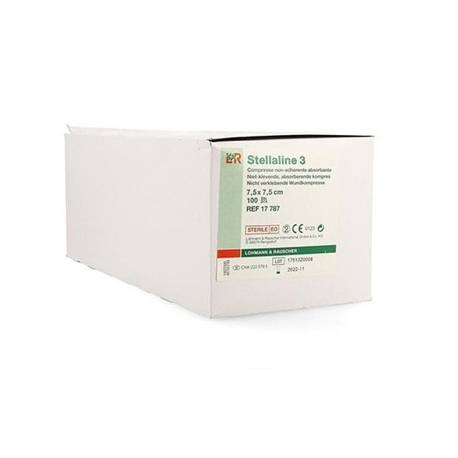 STELLALINE sterile (100 pc) 7.5 x 7.5 cm