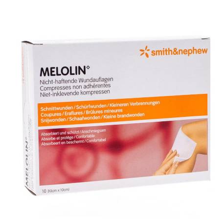 MELOLIN - stérile 10,0 x 10,0 cm (10)