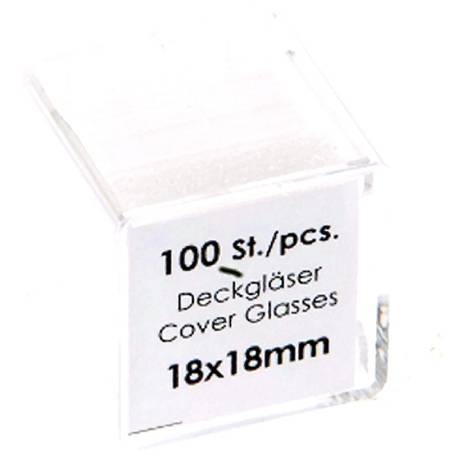 DEKGLAASJES - PER 100 18 x 18 mm