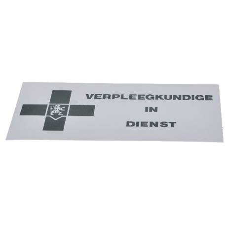 PLEXIPLAAT: VERPLEEGKUNDIGE IN DIENST