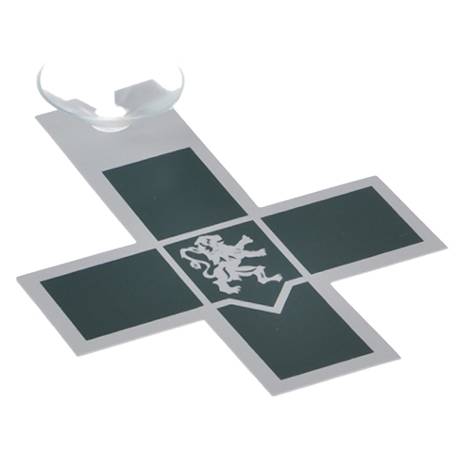 PLEXI : CADUCEE VERT INFIRMIER(E) - à ventouse