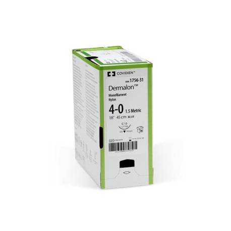 DERMALON 3/0 19 mm 3/8 45 cm
