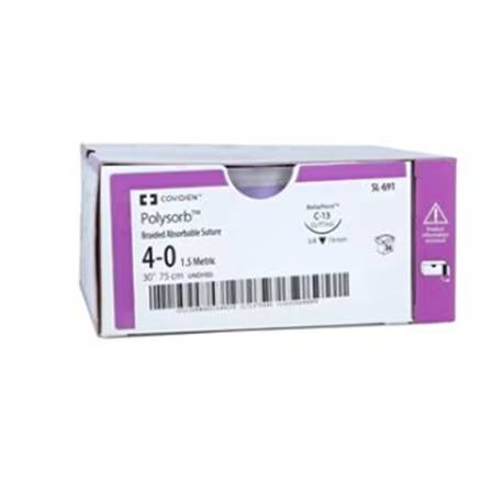 POLYSORB 4/0 SL691 75 cm x 19 mm